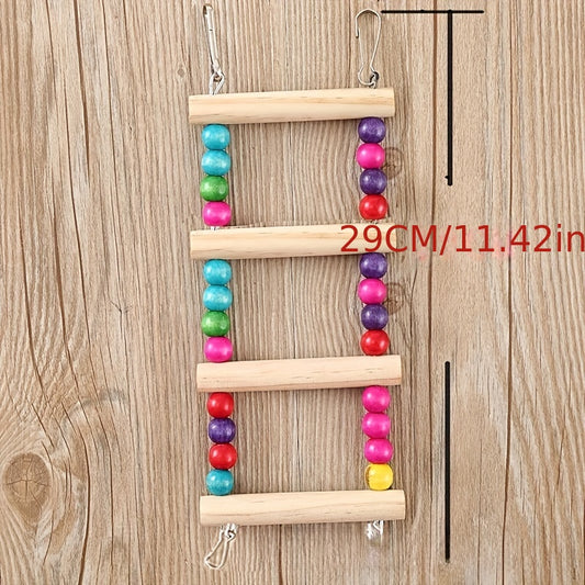 Colorful Beaded Bird Climbing Ladder Parrot Chew Toy