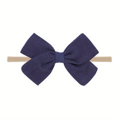 Sweet Fabric Bow Headband Hairband for Baby Girls