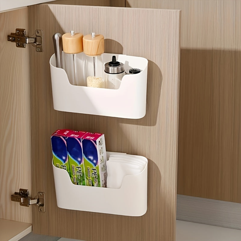 Wall Mounted Storage Box for Kitchen Bathroom Office - Home Organizer