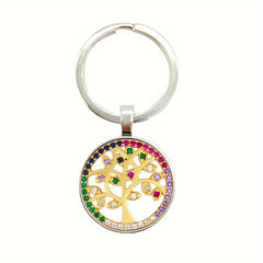 Tree Of Life Keychain Pendant for Car Keys Backpacks Wallets