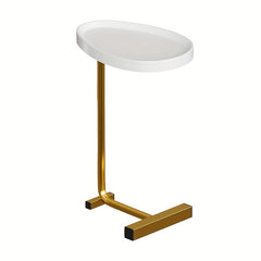 Golden Small Coffee Table Bedside Table Decorative Living Room Bedroom Garden
