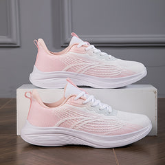 Women's Ombre Athletic Running Shoes Mesh Sneakers