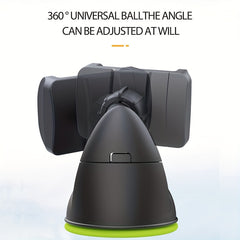 Adjustable Car Phone Holder with Suction Cup and Vent Mounting