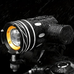 Waterproof USB Rechargeable Bicycle Light 3 Light Modes & Detachable 18650