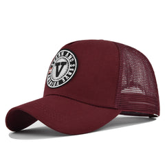 Unisex Retro Baseball Cap Breathable Mesh Cap For Fishing