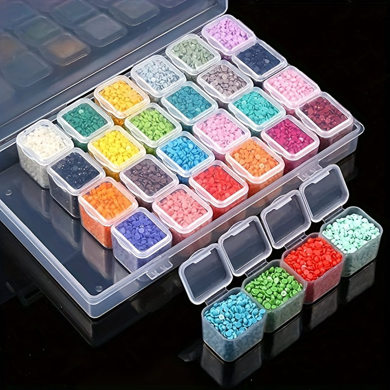DIY Artificial Diamond Painting Storage Box Nail Art Accessory