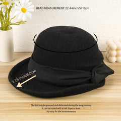 Fashionable Wool Bucket Hat Unisex Bachelorette Party Matching Hats Outdoors