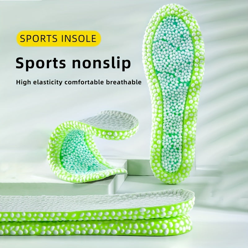 Upgraded Shock Absorption Insoles High Elastic Running Sneaker Pads