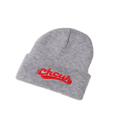 Men's Letter Embroidery Knitted Hat Warm Ear Protection Sports Hat