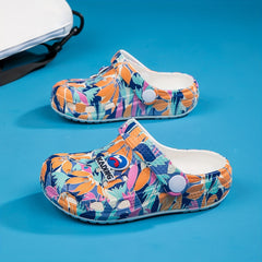Floral Pattern Clog Casual Water Shoes for Kids