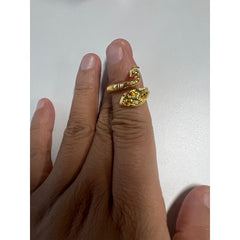 Adjustable Finger Ring Crochet Loop for Faster Knitting Yarn Guide