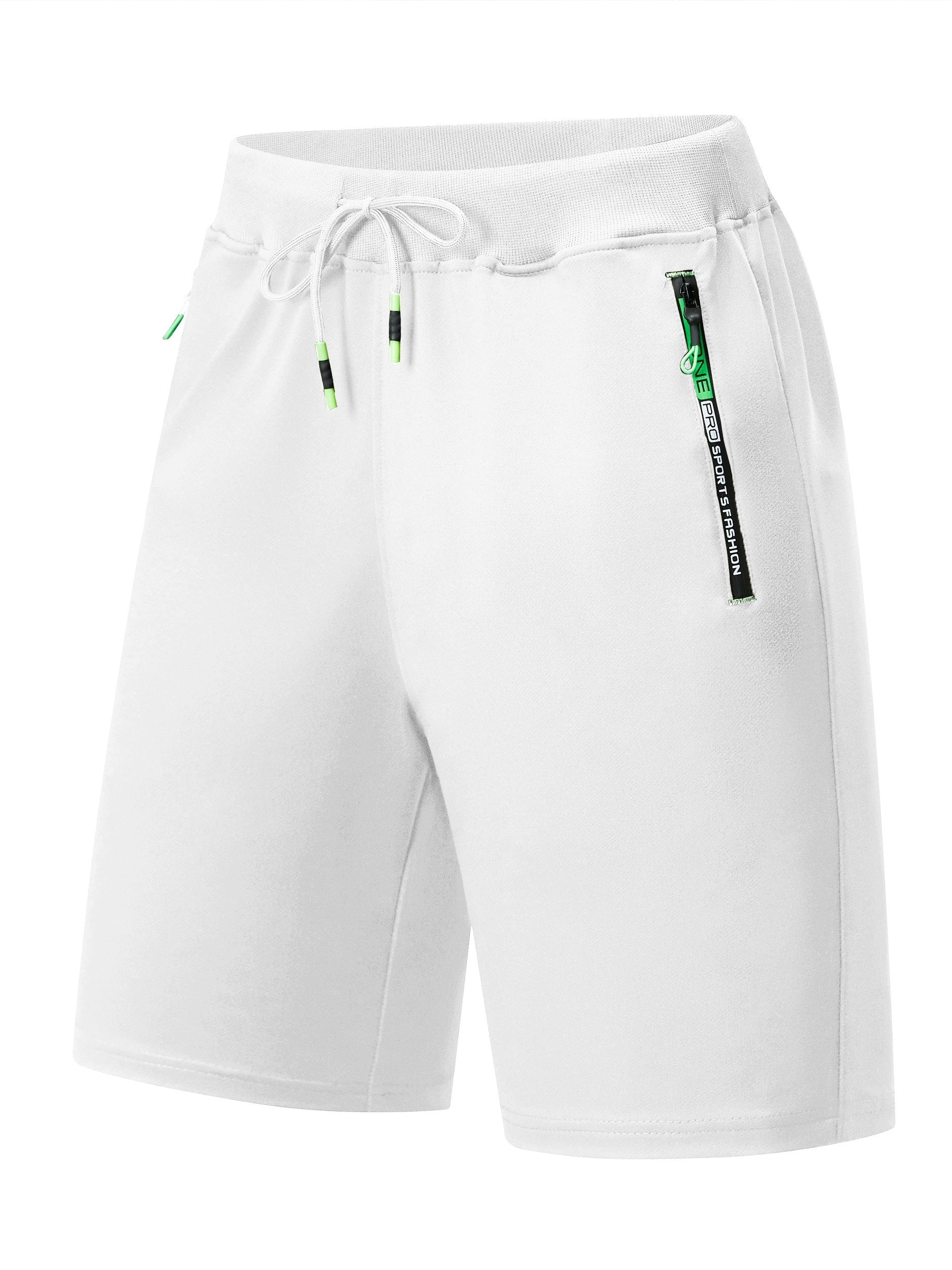Men's Loose Sports Shorts with Zipper Pocket