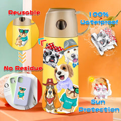 100pcs Animal Stickers Funny Dog Waterproof Vinyl Stickers