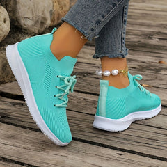 Women's Lace-up Athletic Running Shoes Breathable Casual Sneakers