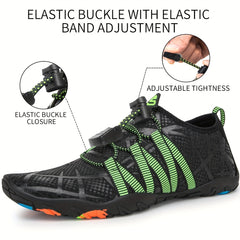 Breathable Lace Up Water Sports Pool Beach Swimming Barefoot Shoes