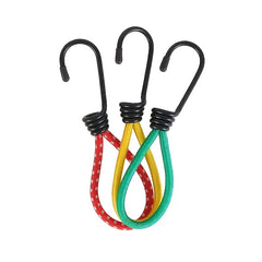 6pcs Elastic Rope Bungee Cord Hooks for Outdoor Camping Tent Boats