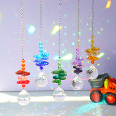 Crystal Sun Catcher Wind Chime Light Catcher Pendant Wedding Party Home Decor