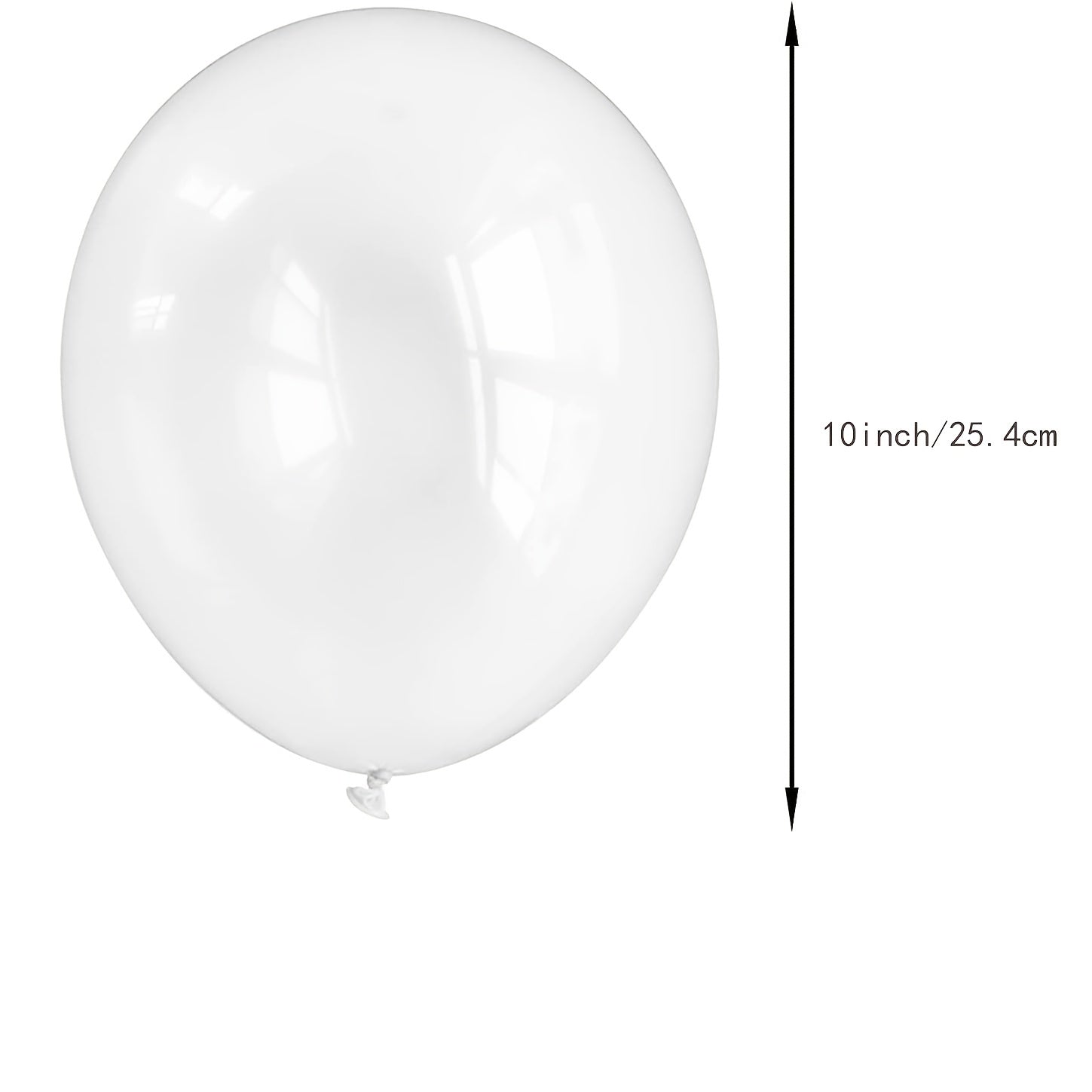 40 Clear Balloons 25 cm Transparent Latex Party Balloon Wedding Christmas Decor