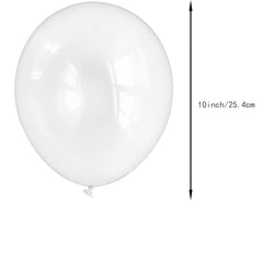 40 Clear Balloons 25 cm Transparent Latex Party Balloon Wedding Christmas Decor