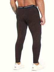 Men's Sports Leggings Active High Stretch Compression Pants