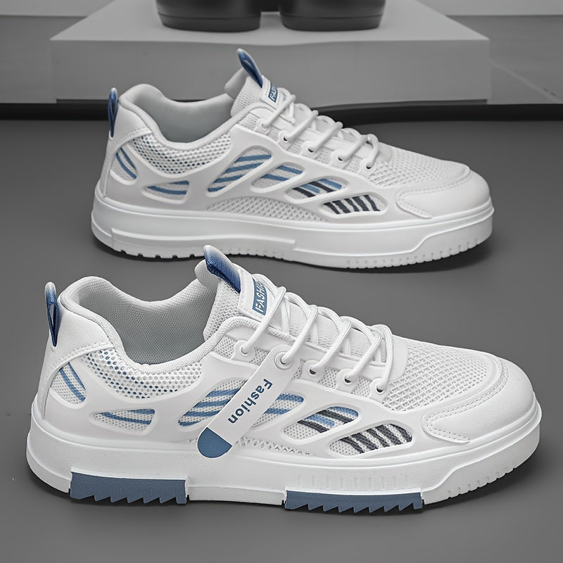 Men's Breathable Lace-up Skate Shoes Outdoor Casual Sneakers
