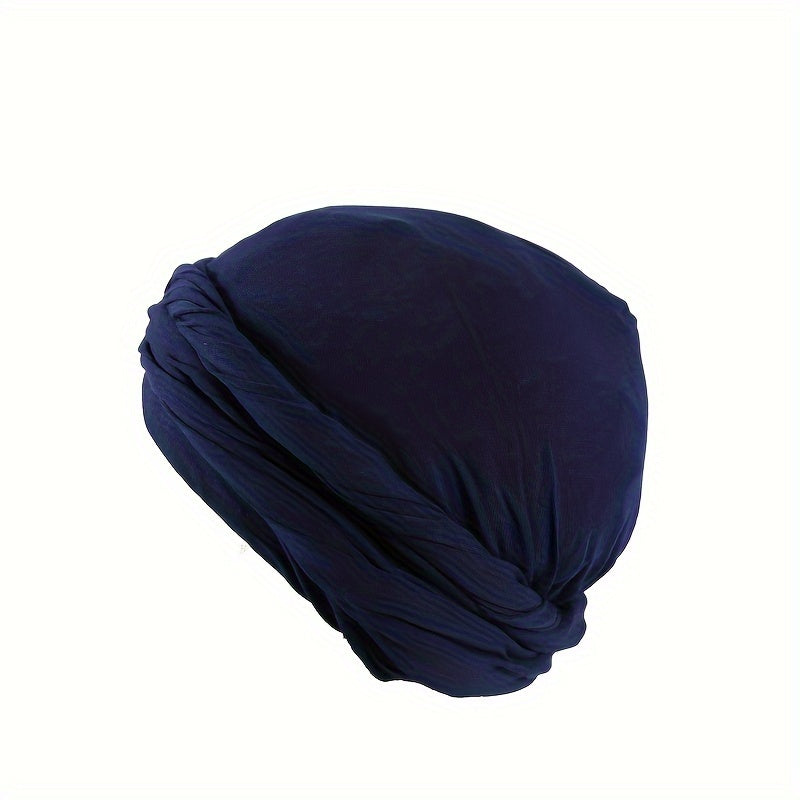 Vintage Twist Head Wrap Durag Ethnic Style Turban Men