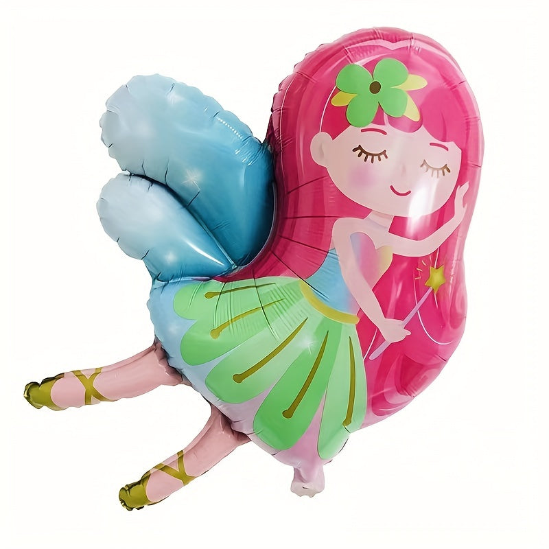 2pcs Little Fairy Elf Birthday Aluminum Balloons
