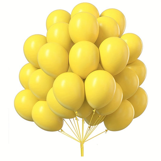 62pcs 12 Colorful Latex Balloons for Various Occasions