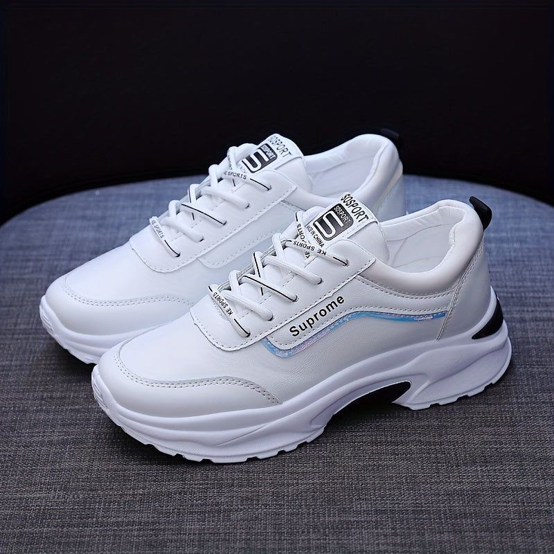 Women's Letter Soft Sole Running Shoes Athletic Sneakers