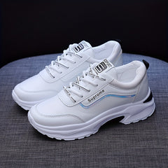 Women's Letter Soft Sole Running Shoes Athletic Sneakers