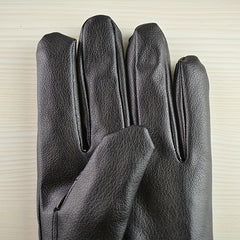 Winter PU Leather Touch Screen Gloves for Motorcycle Riding
