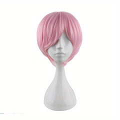 Men's Short Wig With Bangs for Parties and Holidays