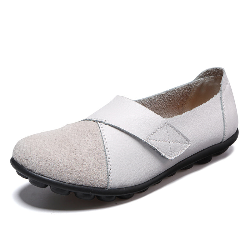 Women's Round Toe Slip-On Loafers Flat Shoes