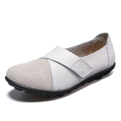 Women's Round Toe Slip-On Loafers Flat Shoes