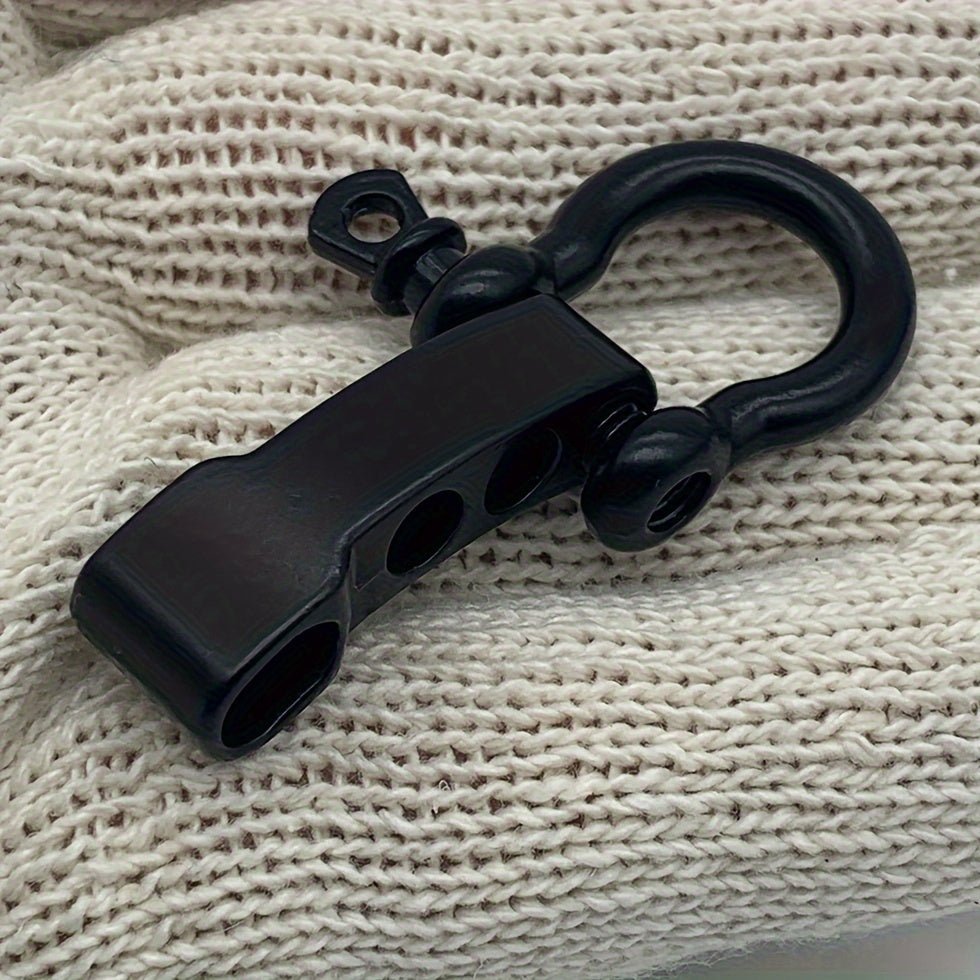 Adjustable Metal Cord Bracelet Shackle - Outdoor Survival Rope Accessory