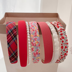 Satin Skinny Alice Band Headband Set for Girls Hair Accessory Gift