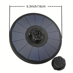Solar Fountain 4 in 1 Nozzle 2 2W Solar Powered Pump 7 Water Styles