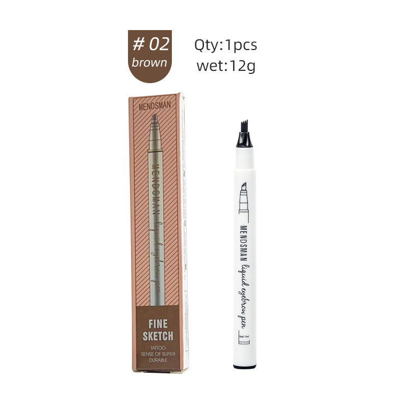 Waterproof Liquid Eyebrow Pencil Long Lasting Makeup 4 Colors