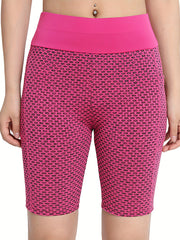 High Waist Yoga Pocket Shorts Sports Running Fitness Athletic Shorts