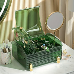 Clear Jewelry Box Case Bracelets Rings Earring Organizer Box