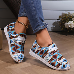 Women's Patchwork Lace Up Skateboard Shoes