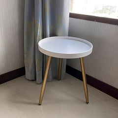 Modern Mini Coffee Table Nordic Round Bedside Leisure Table Tray