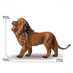 8pcs Jungle Wildlife PVC Toy Set for Kids - Ideal for Learning & Play