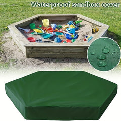 Hexagon Sandbox Sandpit Cover Waterproof With Drawstring Oxford