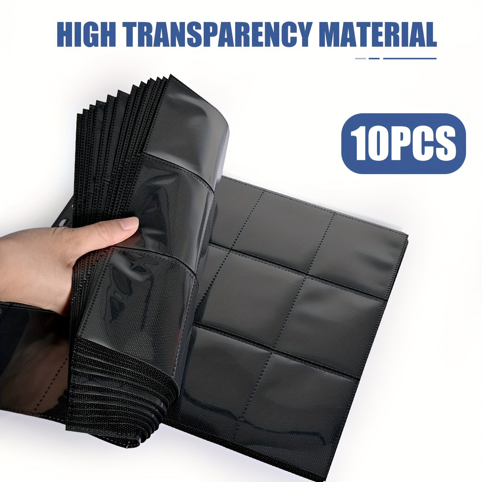9 Grids 11 Holes Double-sided Loose-leaf 50pcs