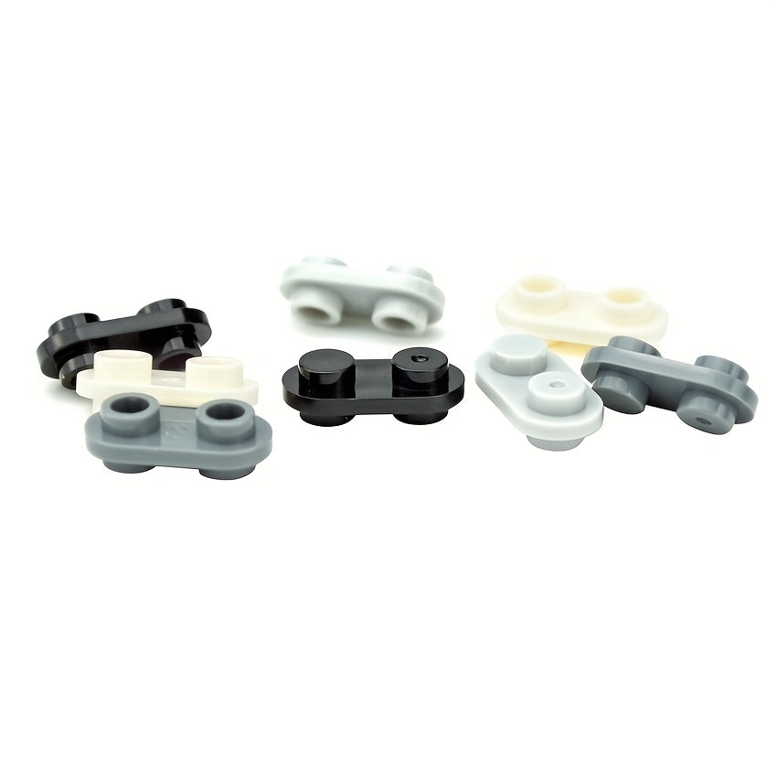 50pcs 1X2 Round Double Sided Stud Blocks Building Toy