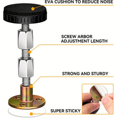 4pcs Headboard Stoppers For Wall Adjustable Threaded Bed Frame Anti Shake Tool