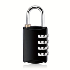 Mini Padlock 4 Digit Combo Lock for Suitcases & Luggage