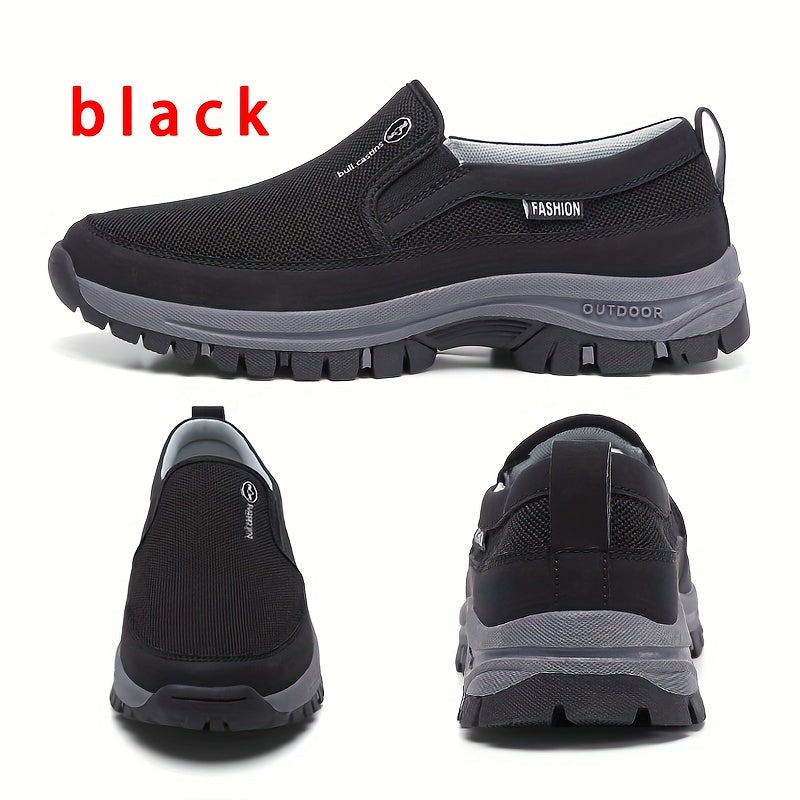 Men's Slip-On Trekking Shoes Breathable Non-Slip Sneakers