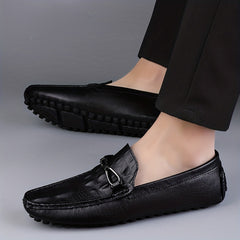 Men's Comfy Moccasin Loafers Slip-On Shoes